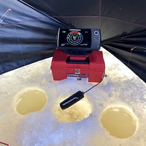 How to Make Your Boat Fish Finder Portable For Ice Fishing - EatnLunch  Fishing