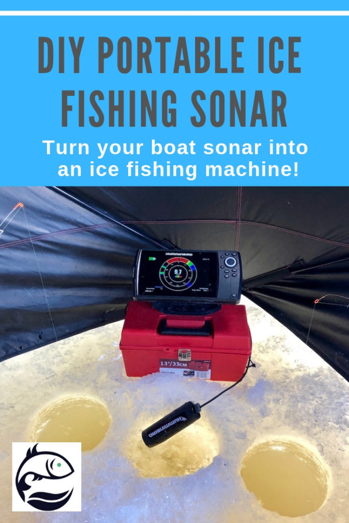 How to Make Your Boat Fish Finder Portable For Ice Fishing
