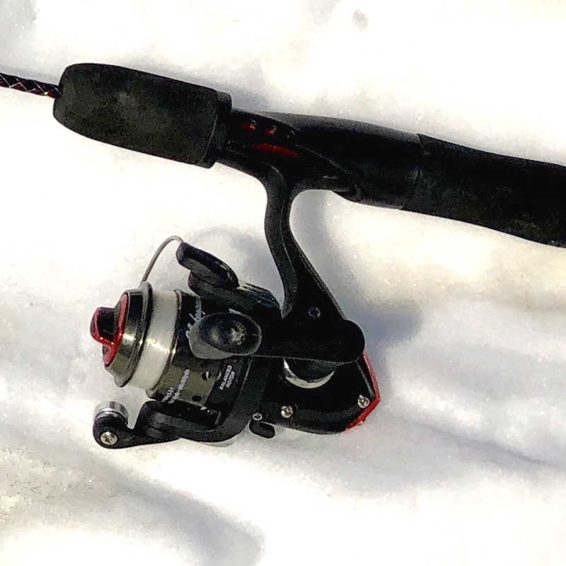 Optimax Ice Fishing Pan Fishing Combo 28" Medium Rod NEW OPT-101 Reel 