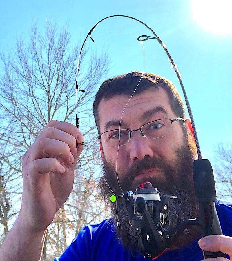 The Shakespeare GX2 ice fishing combo is perfect for panfish